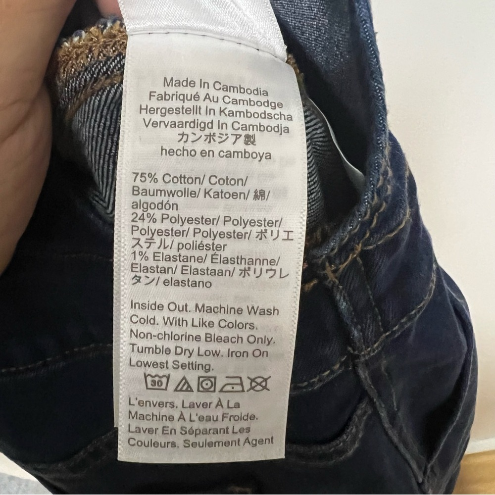 J Crew Factory Skinny Jean Overalls Woman's Size Large New - Picture 12 of 12
